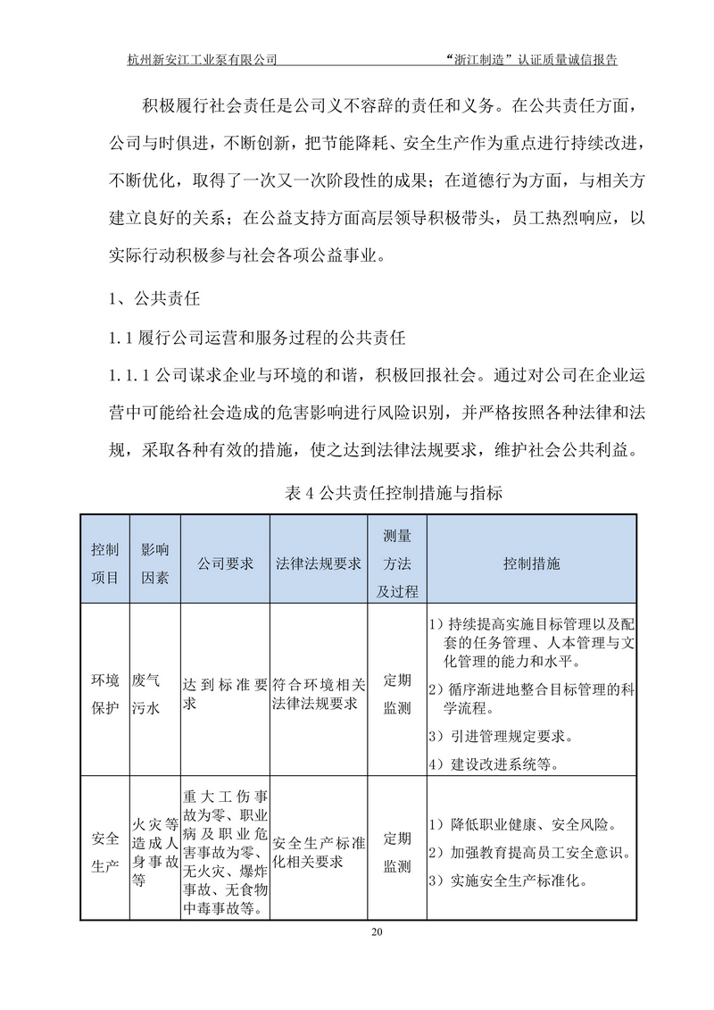 杭州新安江工業(yè)泵有限公司質(zhì)量誠信報告-20